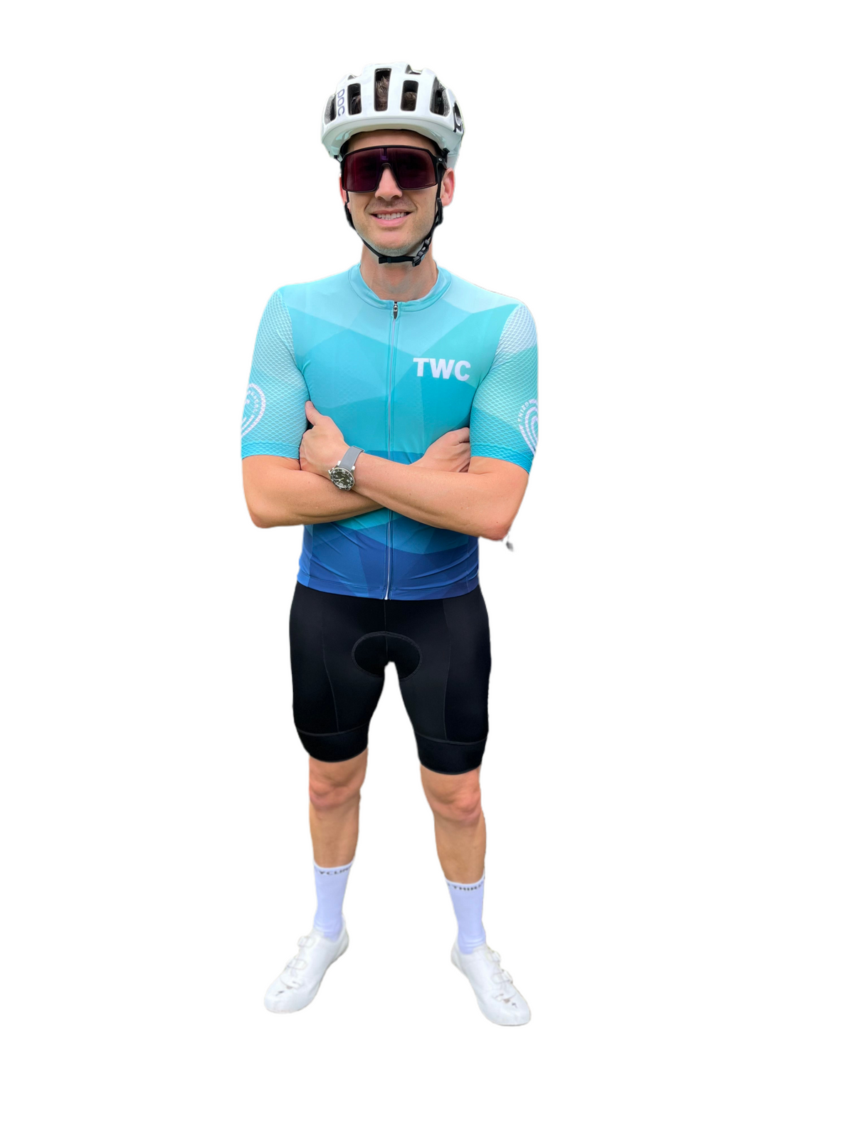 Teal Diamonds Cycling Jersey