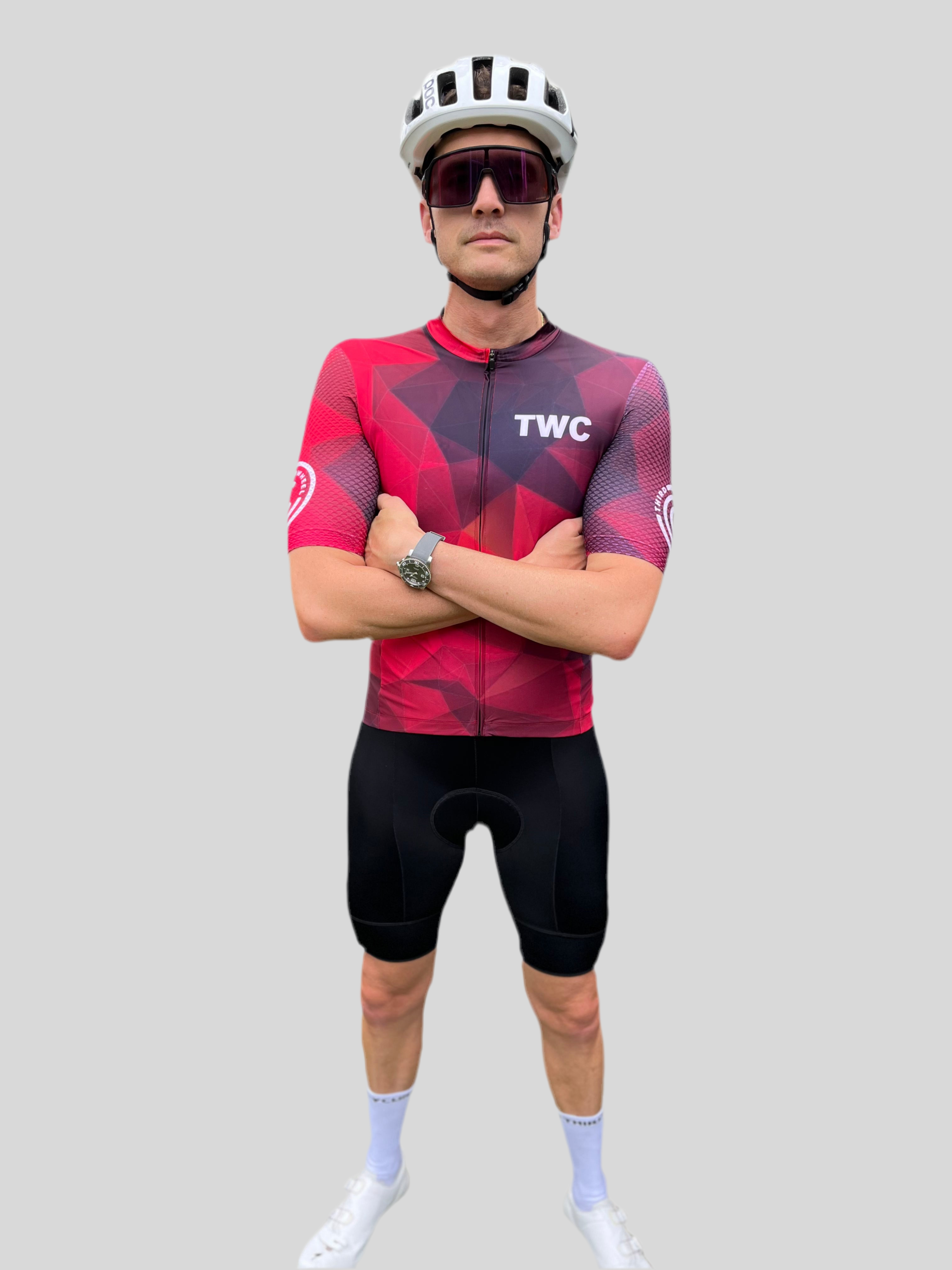 Fire Diamonds Cycling Jersey (1xXS)