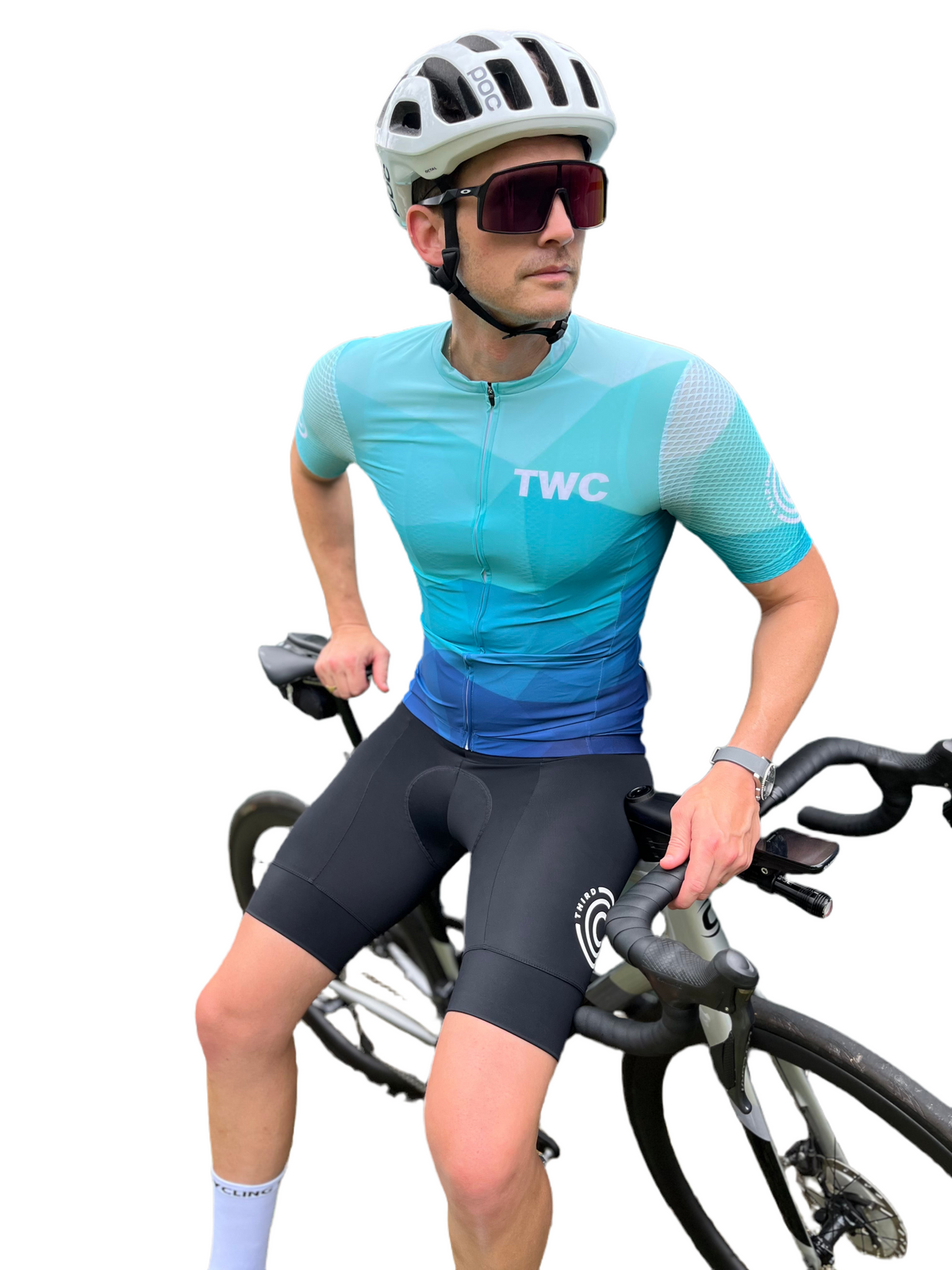 Teal Diamonds Cycling Jersey