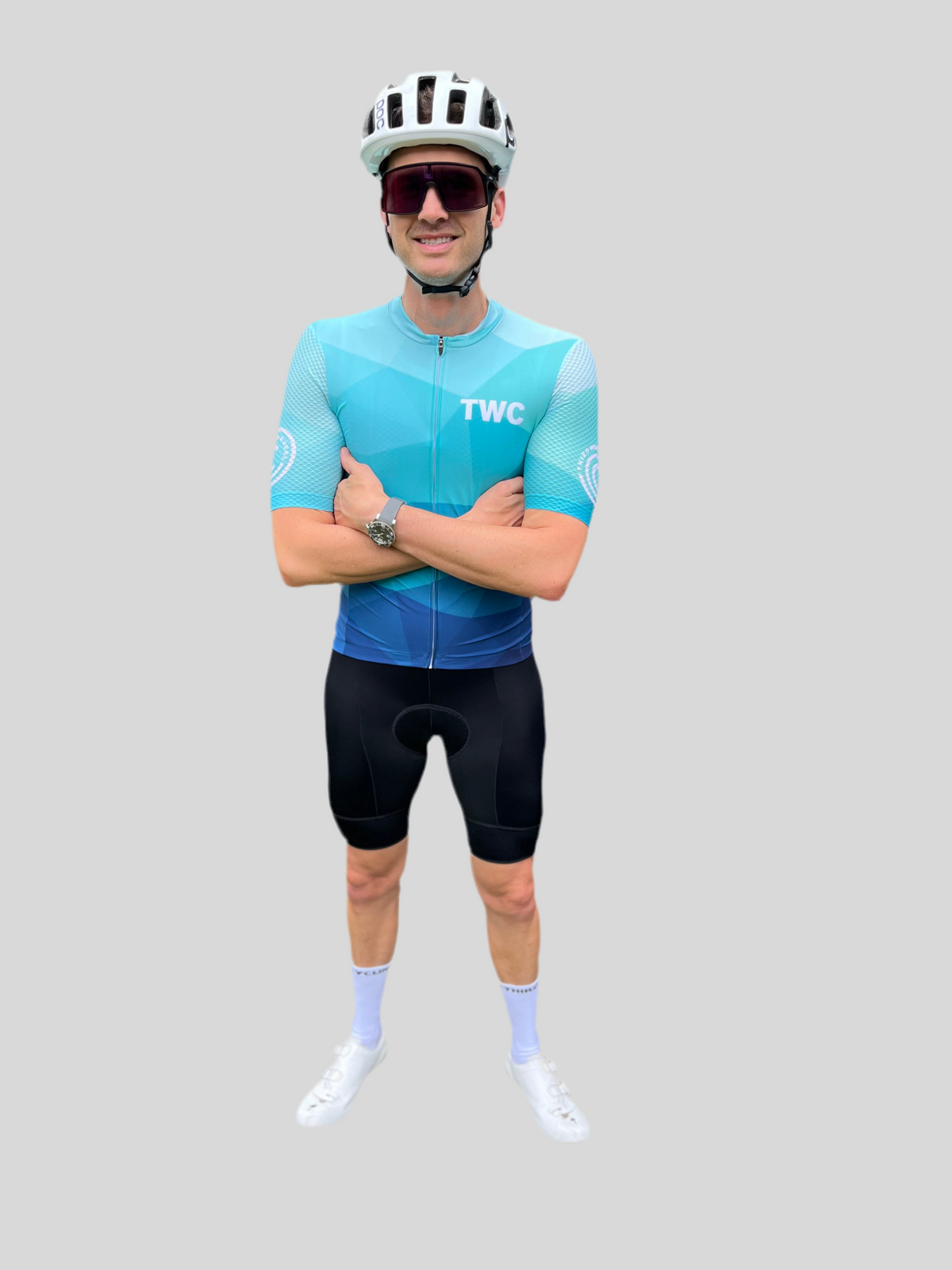 Teal Diamonds Cycling Jersey