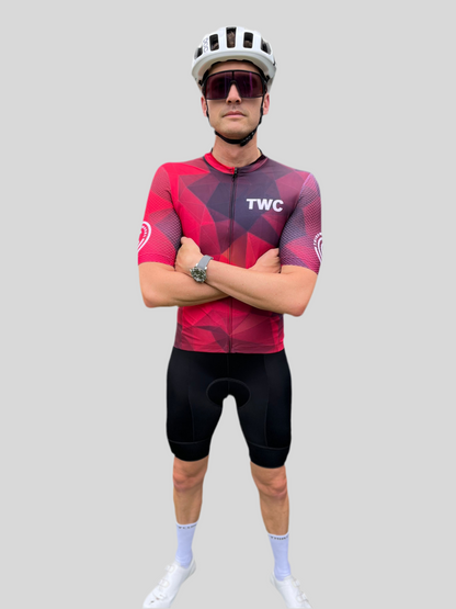 Fire Diamonds Cycling Jersey (1xXS)