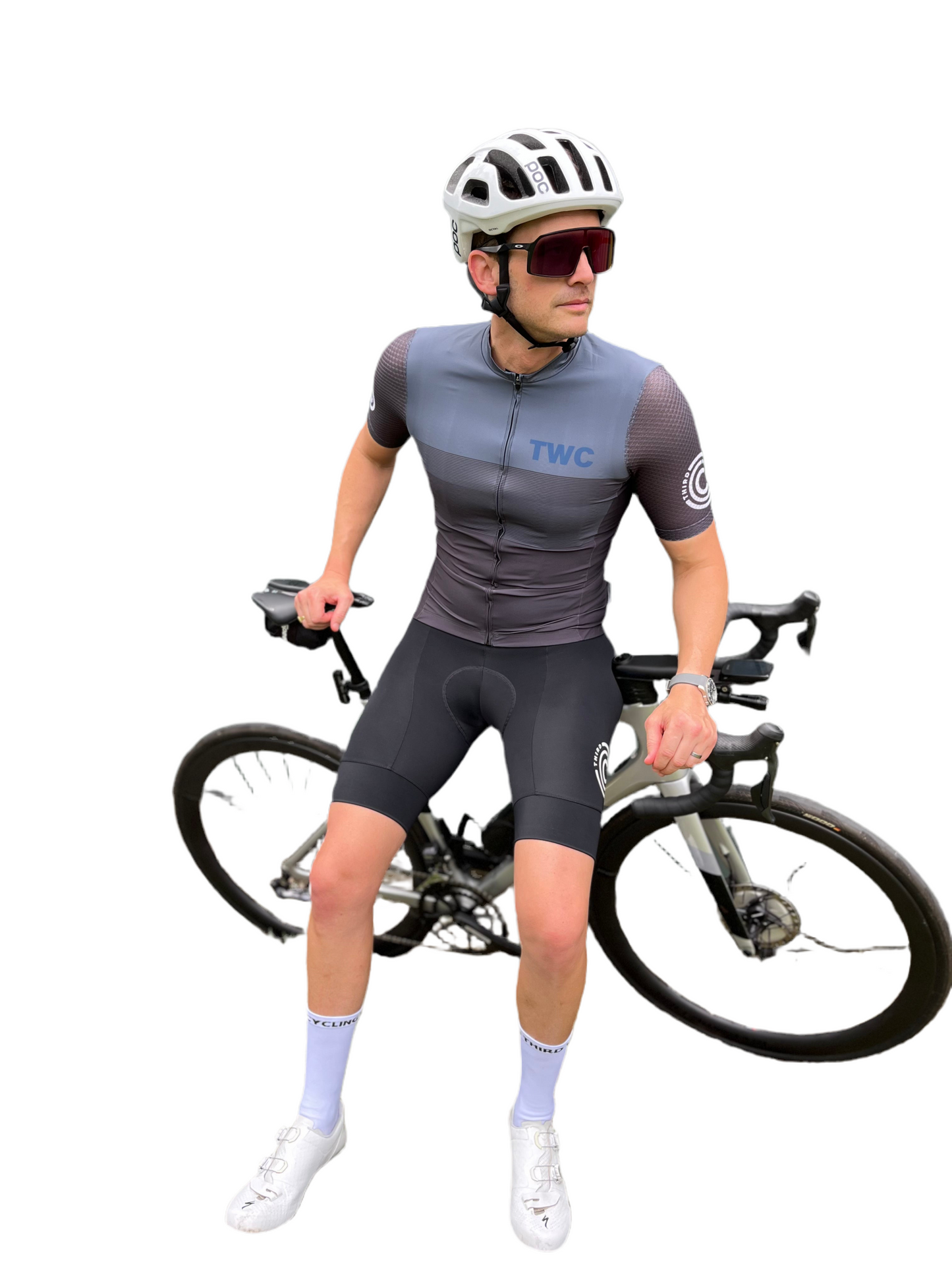 TWC Black Cycling Bib Shorts