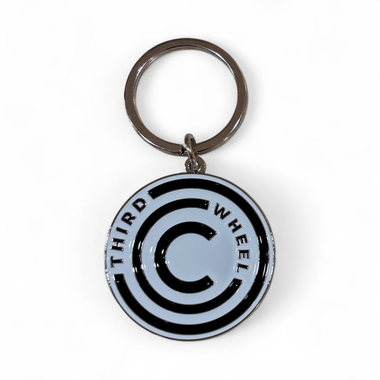 Third Wheel Cycling Key Ring