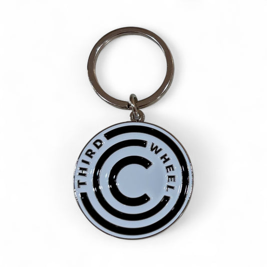 Third Wheel Cycling Key Ring