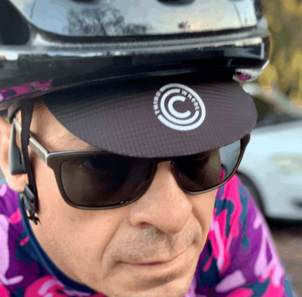 TWC Black Cycling Cap