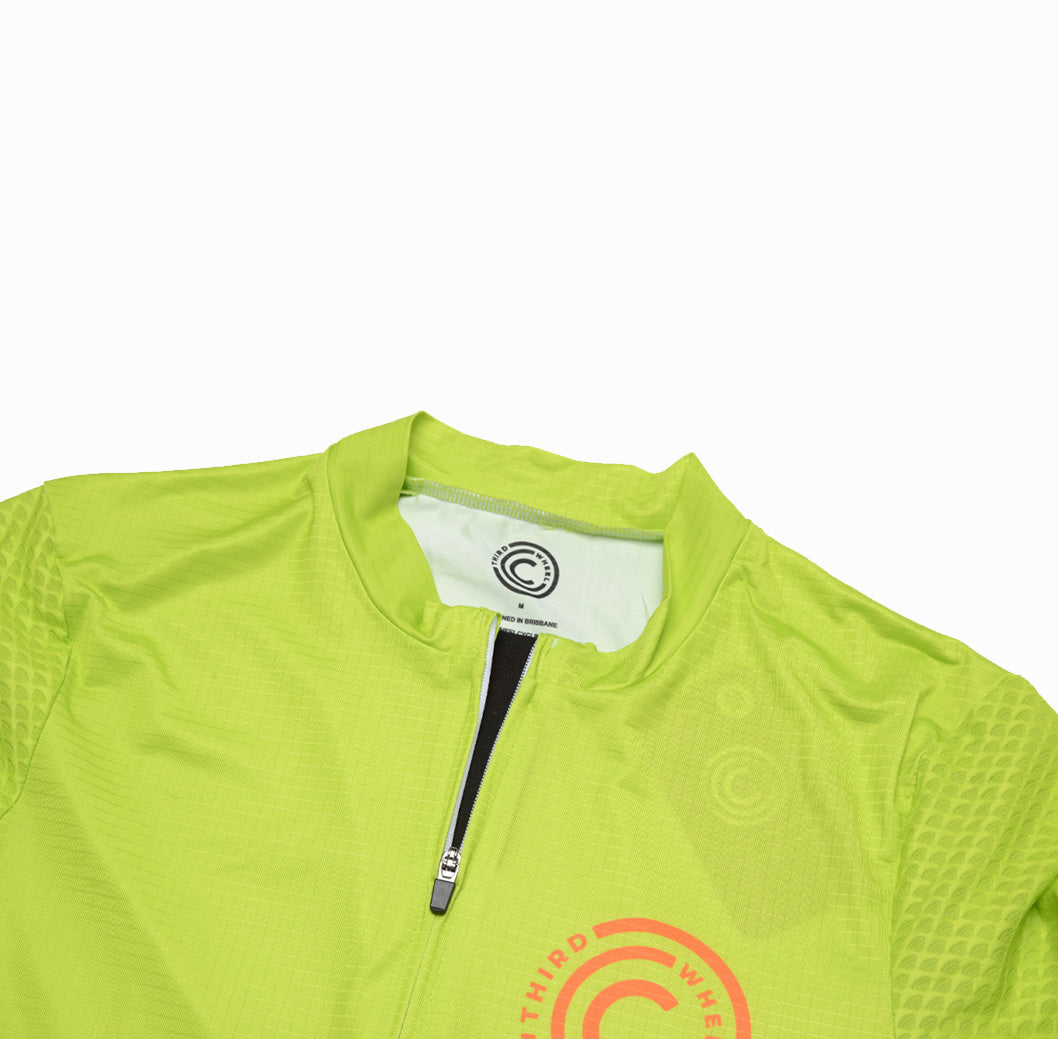 TWC Lime Cycling Jersey