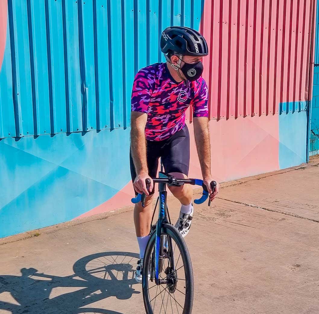 TWC Pink Camo Jersey Third Wheel Cycling