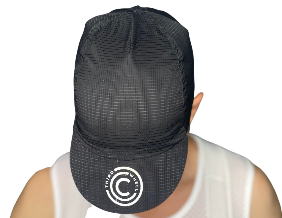 TWC Black Cycling Cap