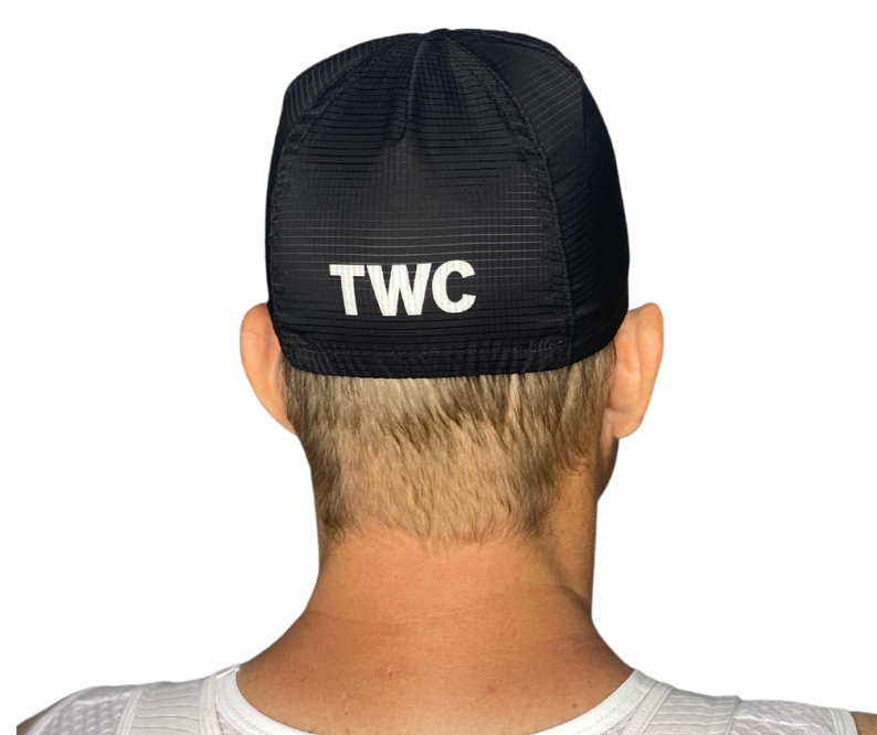 TWC Black Cycling Cap