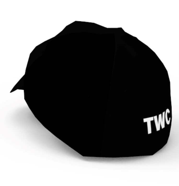 TWC Black Cycling Cap